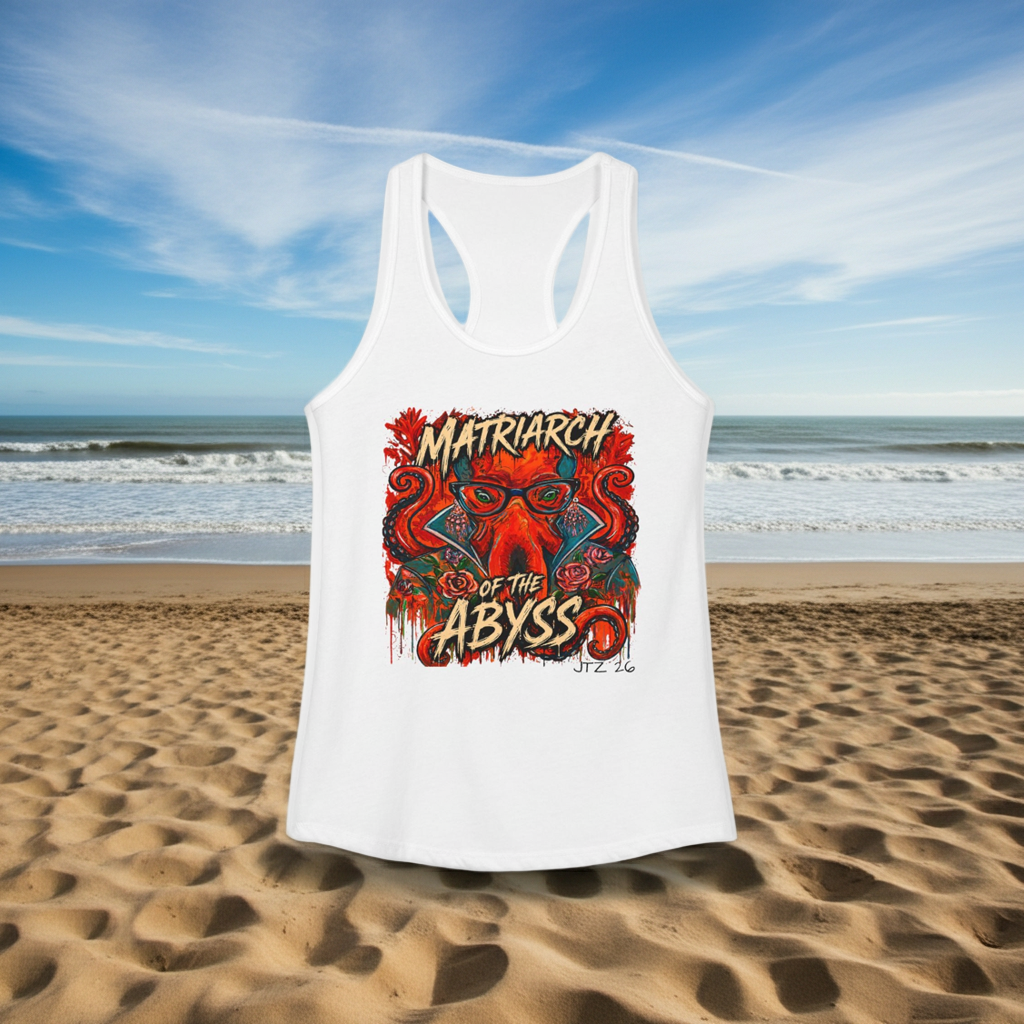 "Matriarch of the Abyss " Women's Kraken Racerback Tank