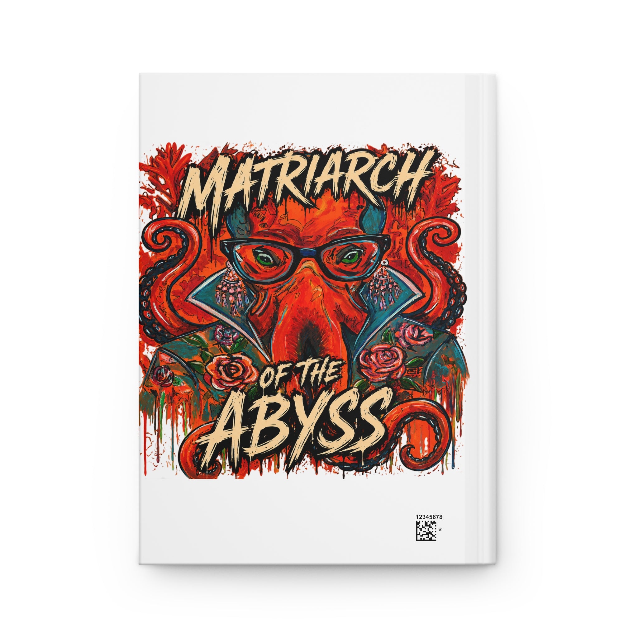 Hardcover Journal — "Matriarch of the Abyss" Octopus Art Notebook