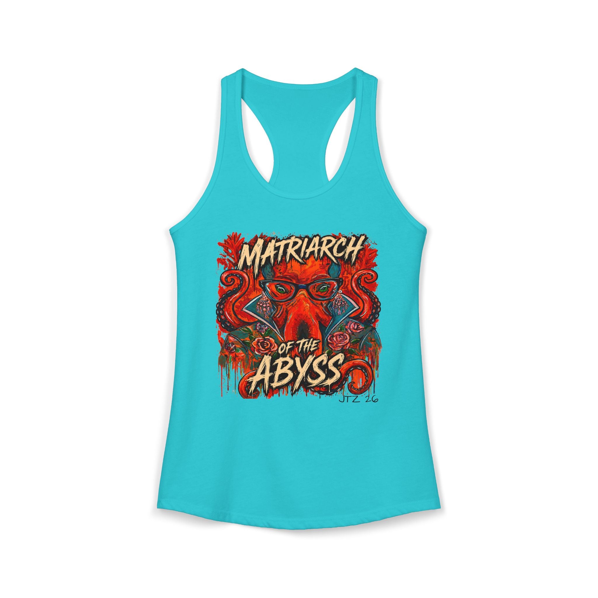"Matriarch of the Abyss " Women's Kraken Racerback Tank