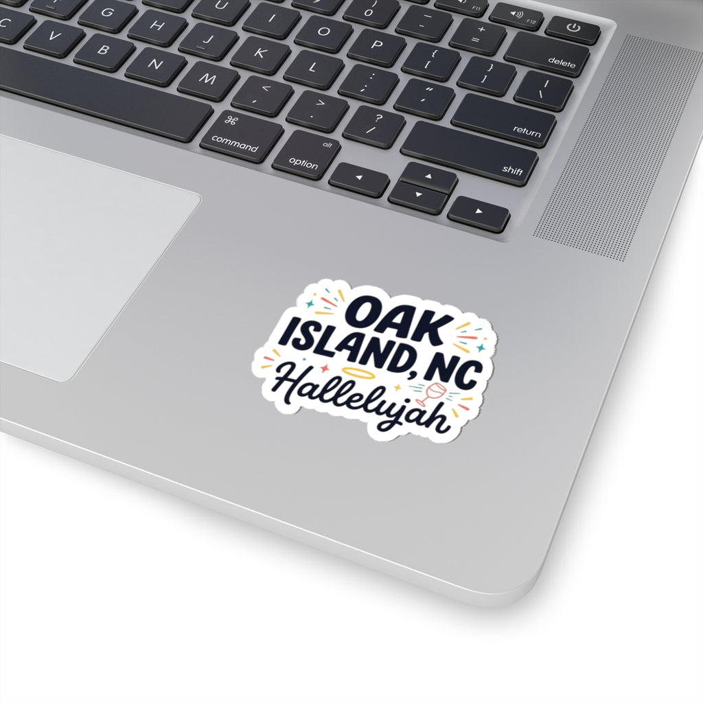 Oak Island NC Hallelujah Sticker | Everything Hallelujah, Playful Gratitude