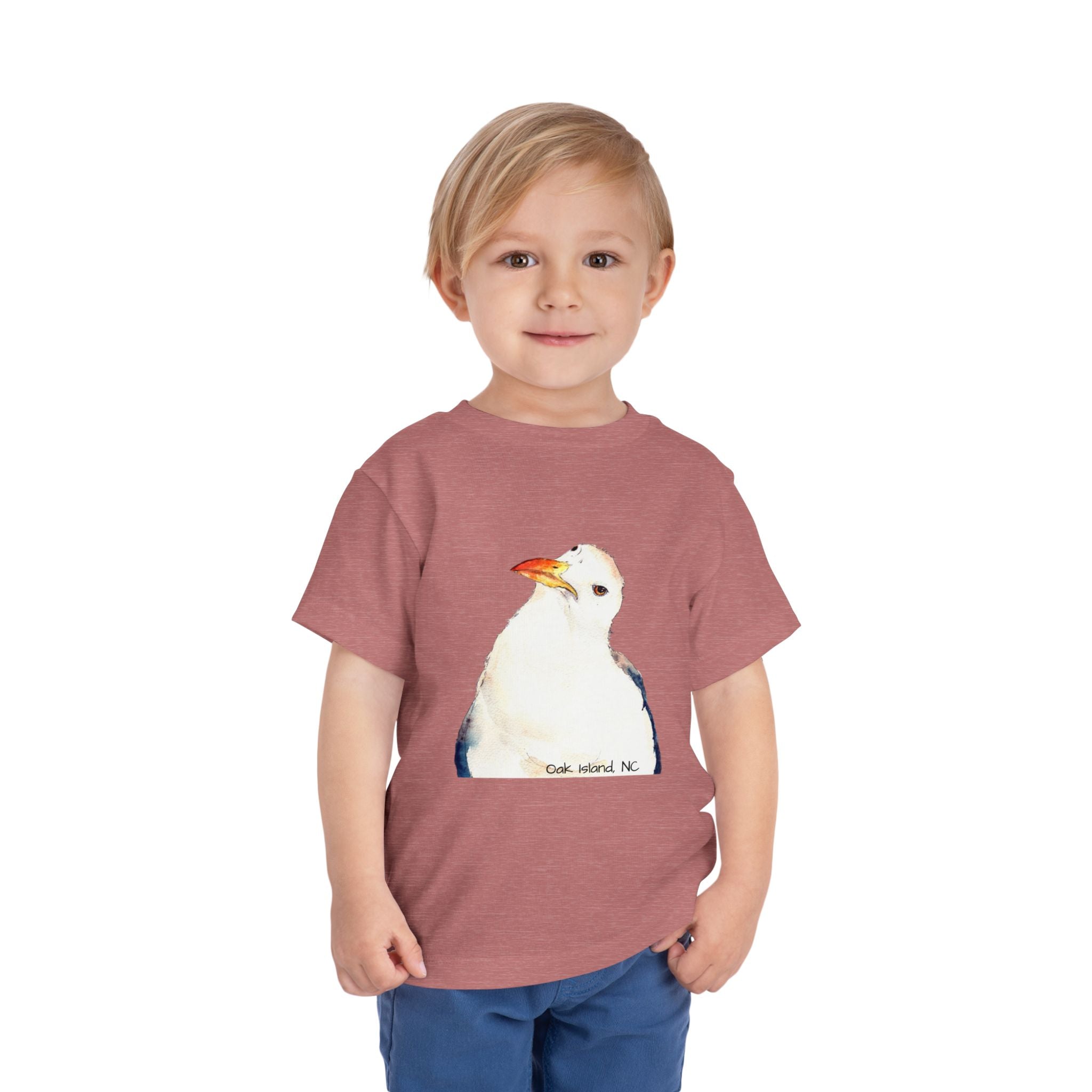 Seagull Toddler Tee — Cute Coastal Bird Graphic Shirt