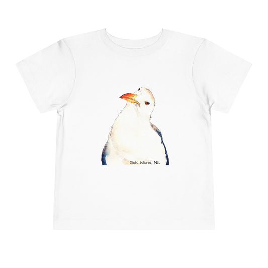 Seagull Toddler Tee — Cute Coastal Bird Graphic Shirt
