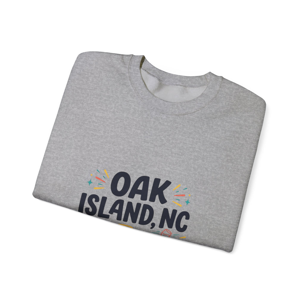 Oak Island NC Hallelujah Crewneck Sweatshirt | everything hallelujah, playful typography