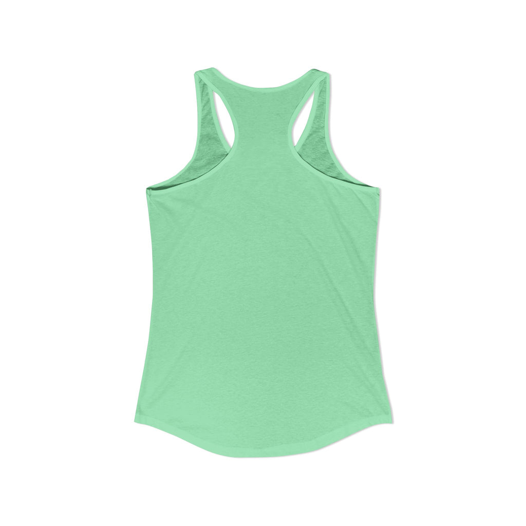 Sea Drinks Mermaid Racerback Tank — Lazy Turtle OKI Coastal Graphic Tank Top