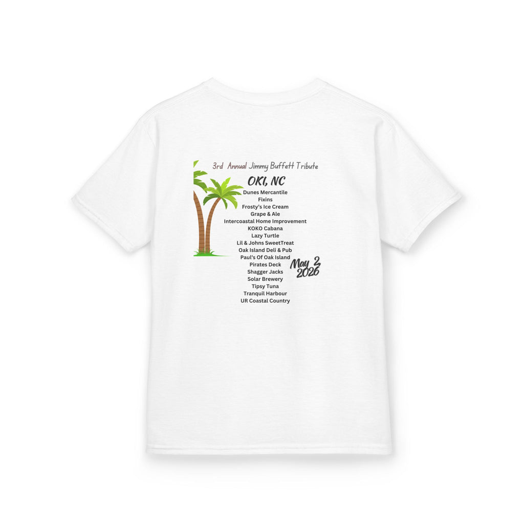 Kids Parrot T-Shirt — 'Calling All Parrot Heads!' Tropical Vacation Souvenir Tee