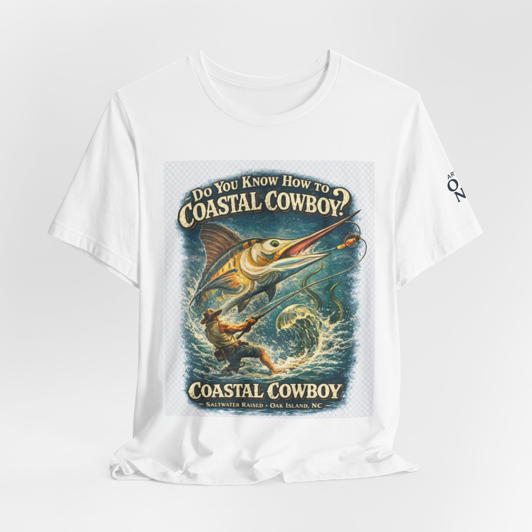 Coastal Cowboy Fishing Tee — "Do You Know How to Coastal Cowboy?" Marlin Graphic T-Shirt