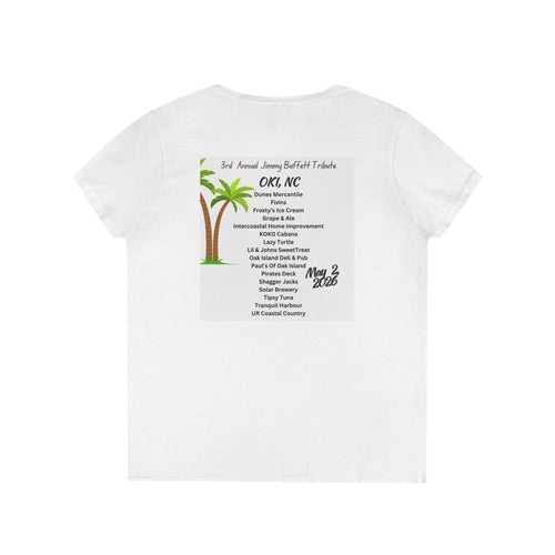 Chillin' All Parrot Heads V-Neck T-Shirt – Tropical Parrot Tee (May 2, 2026Event)