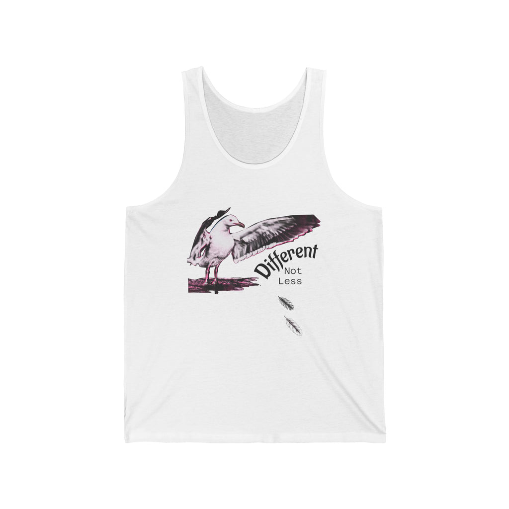 Different Not Less Tank Top — Inclusive Seagull Graphic Tank