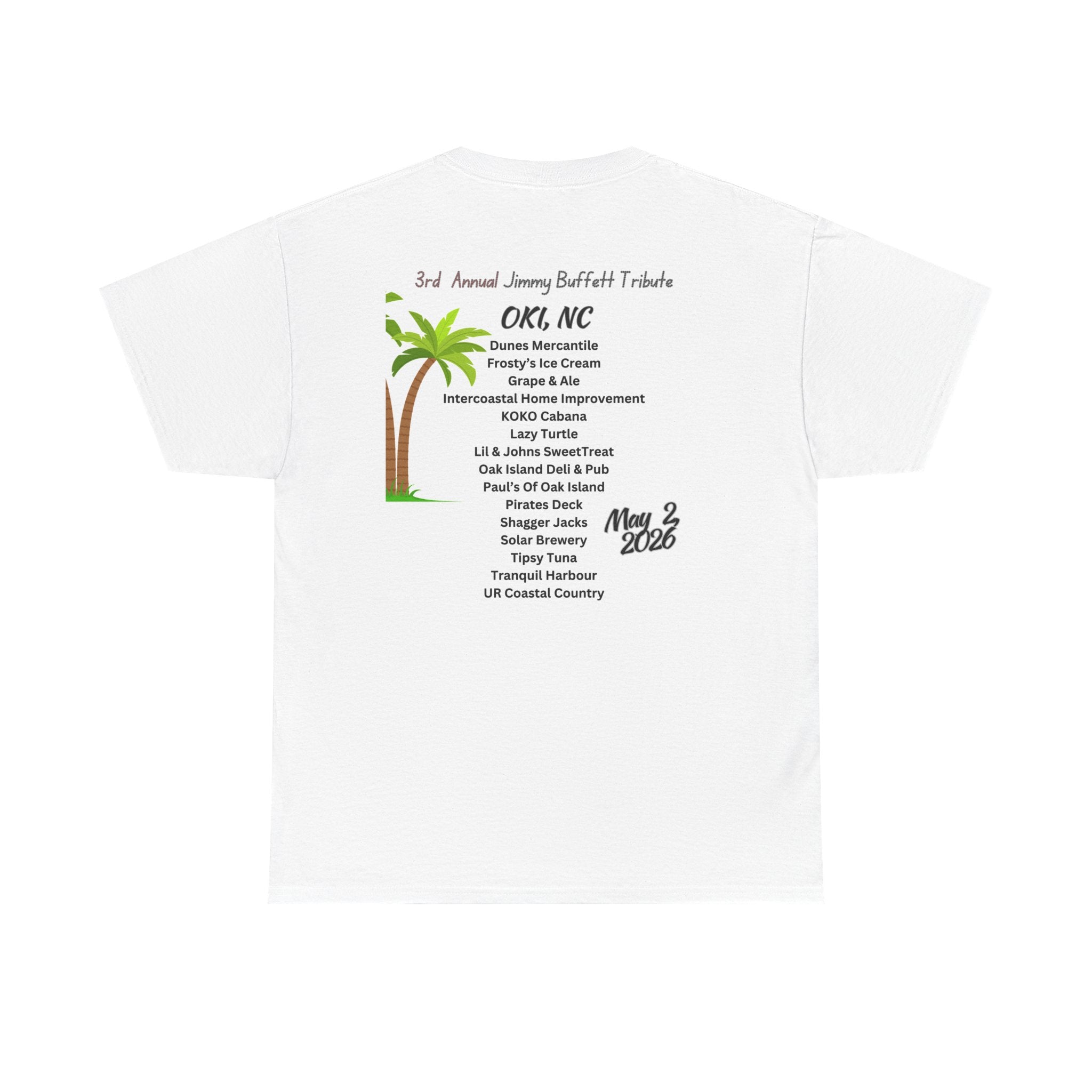 Parrot Heads Tee — Tropical Parrot Event Graphic T-Shirt