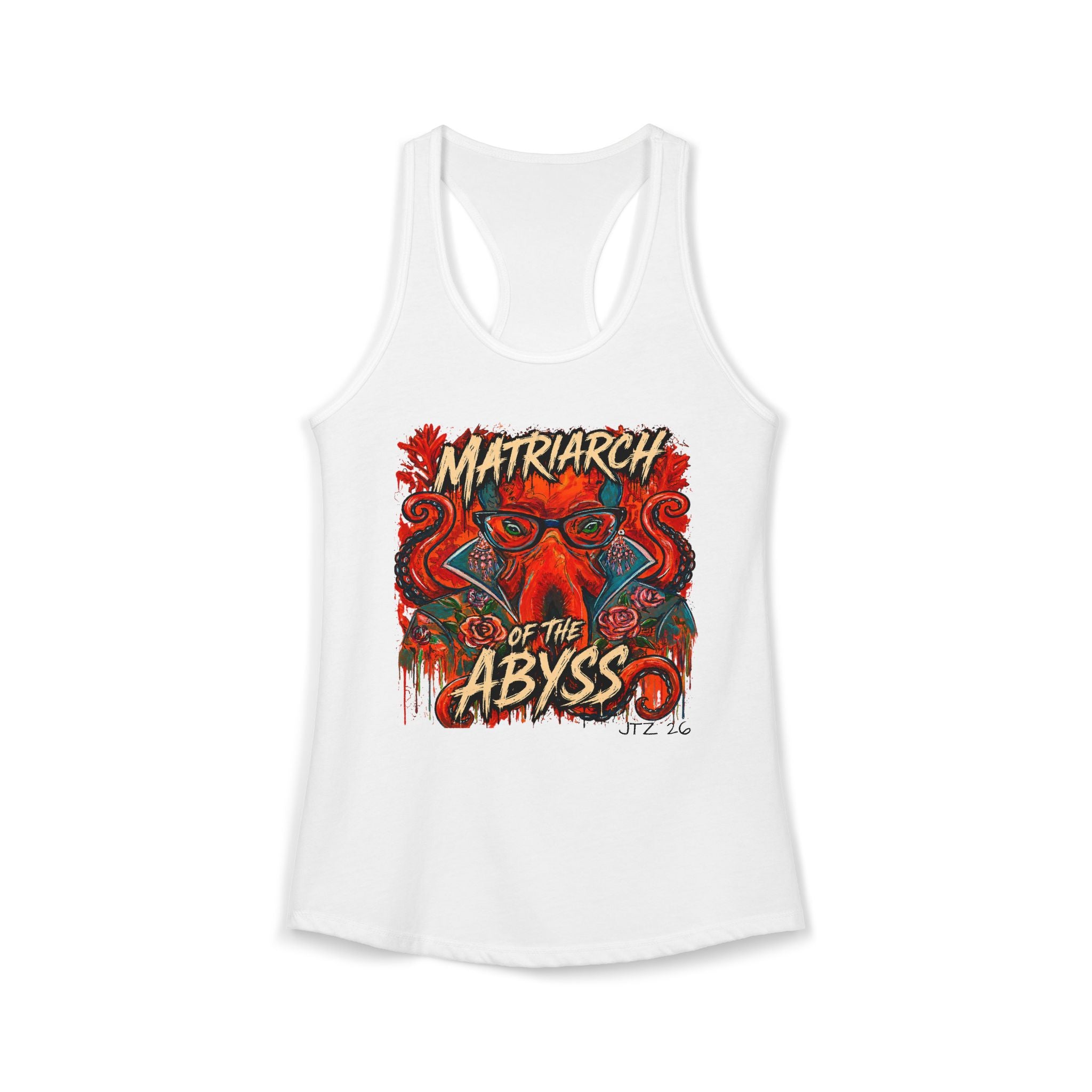 "Matriarch of the Abyss " Women's Kraken Racerback Tank