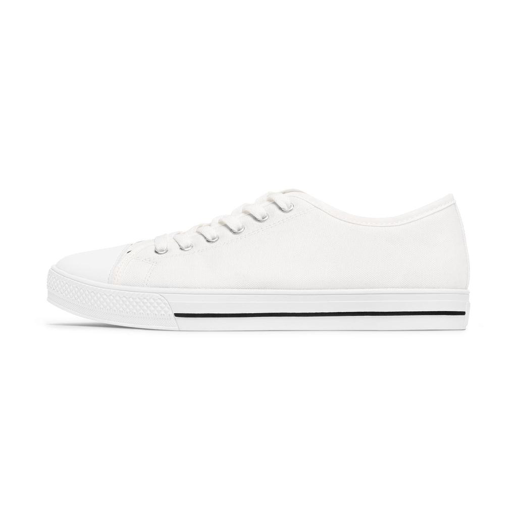 Octopus Art Low Top Sneakers — Women's Nautical Canvas Shoes