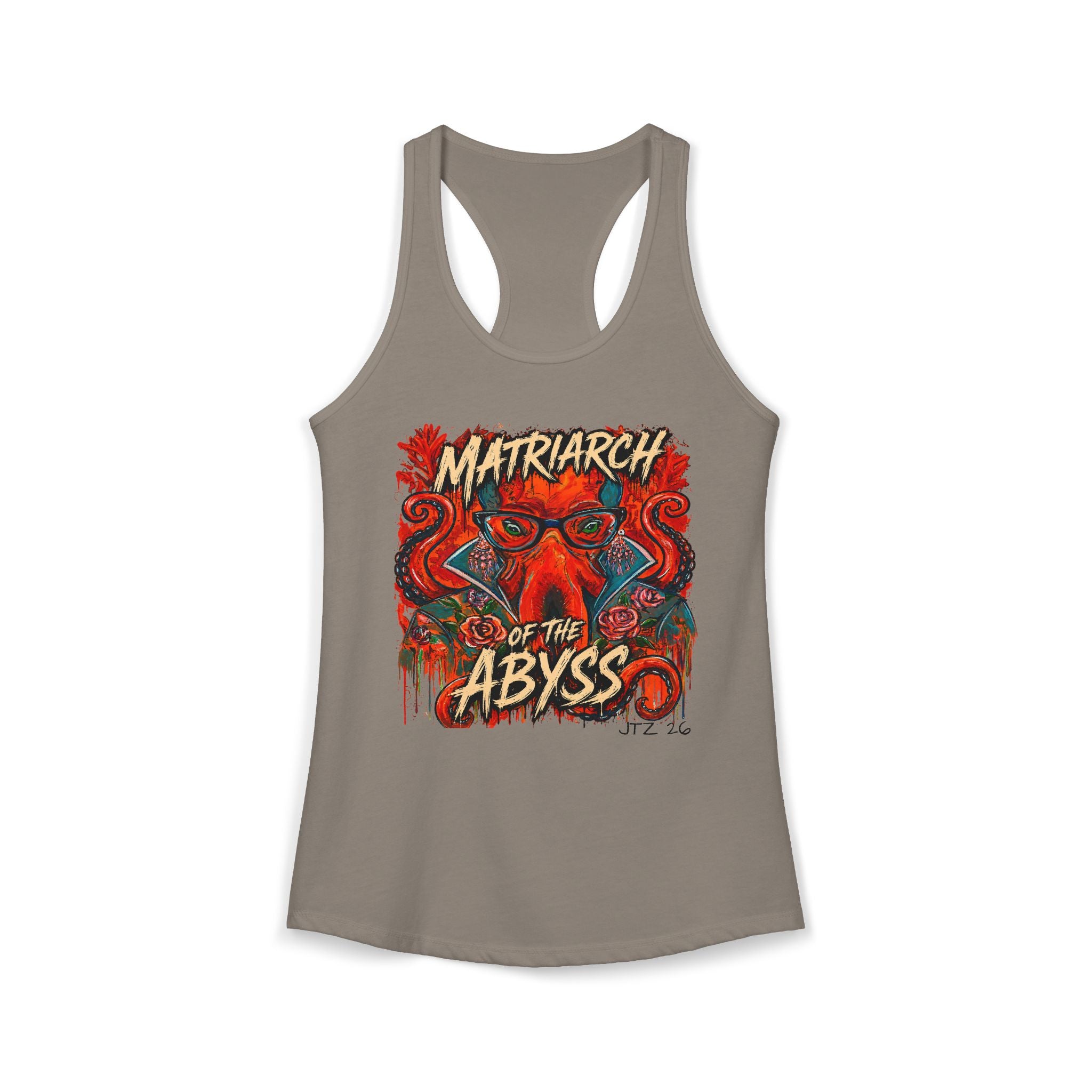 "Matriarch of the Abyss " Women's Kraken Racerback Tank