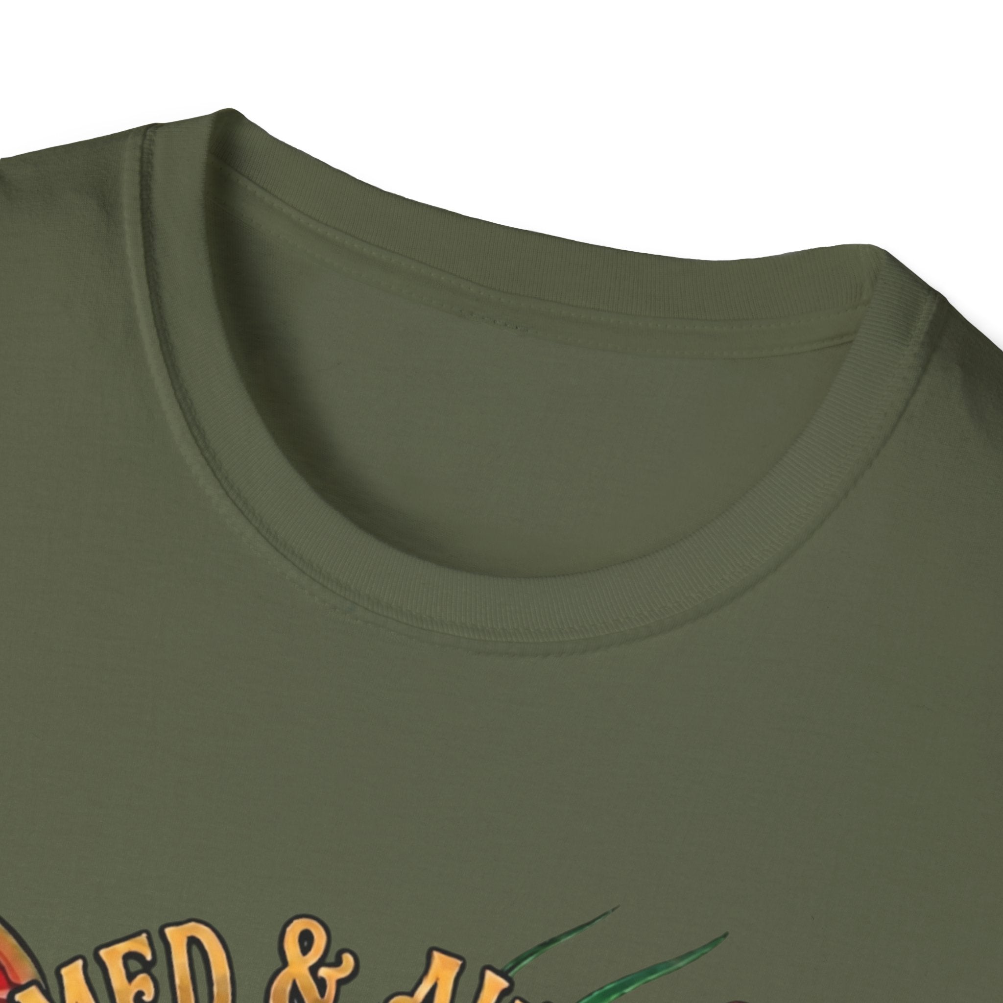 Octopus Band Tee — 'Armed and Awesome" The Last Turtle' Graphic T-Shirt