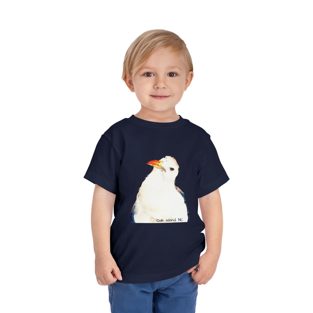 Seagull Toddler Tee — Cute Coastal Bird Graphic Shirt