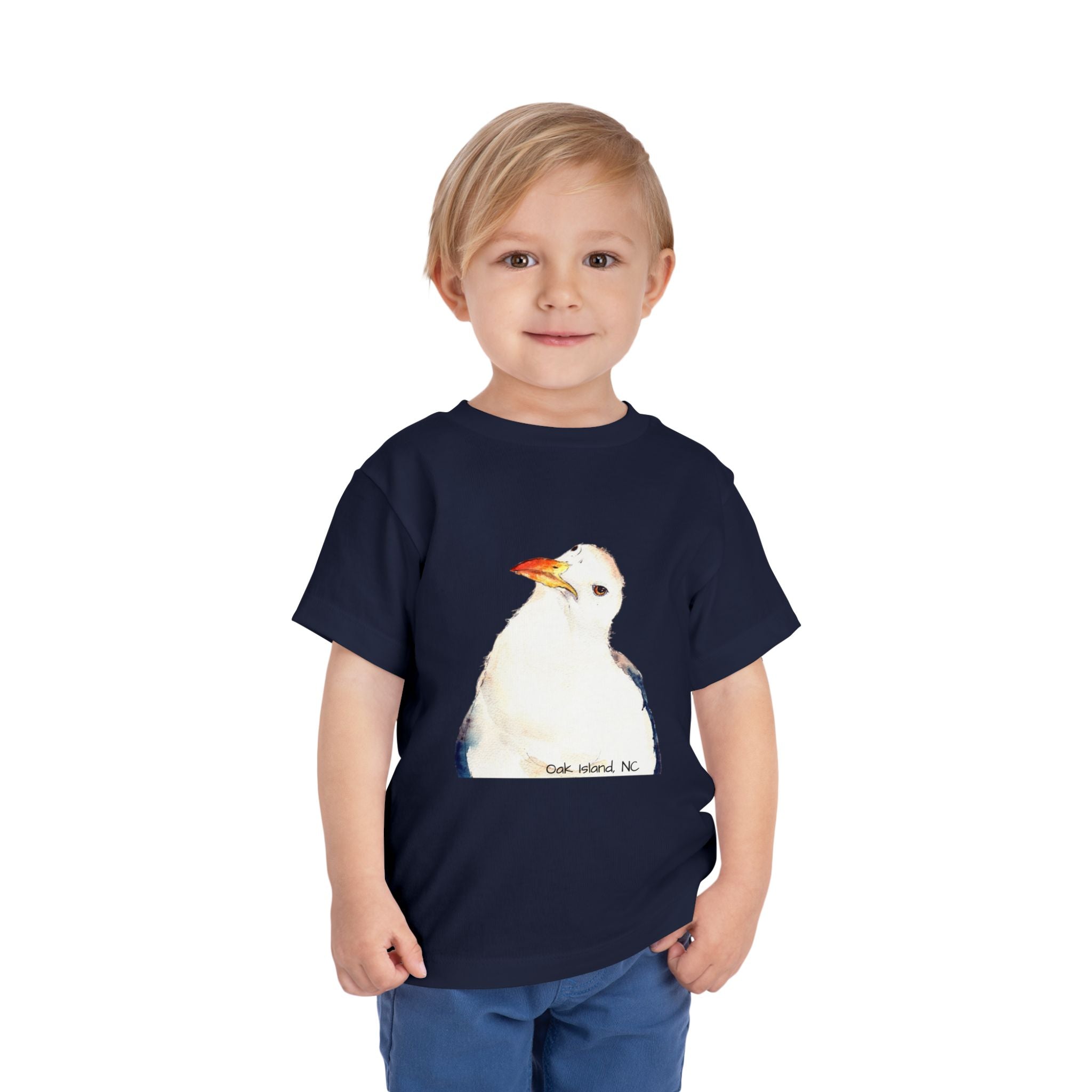 Seagull Toddler Tee — Cute Coastal Bird Graphic Shirt