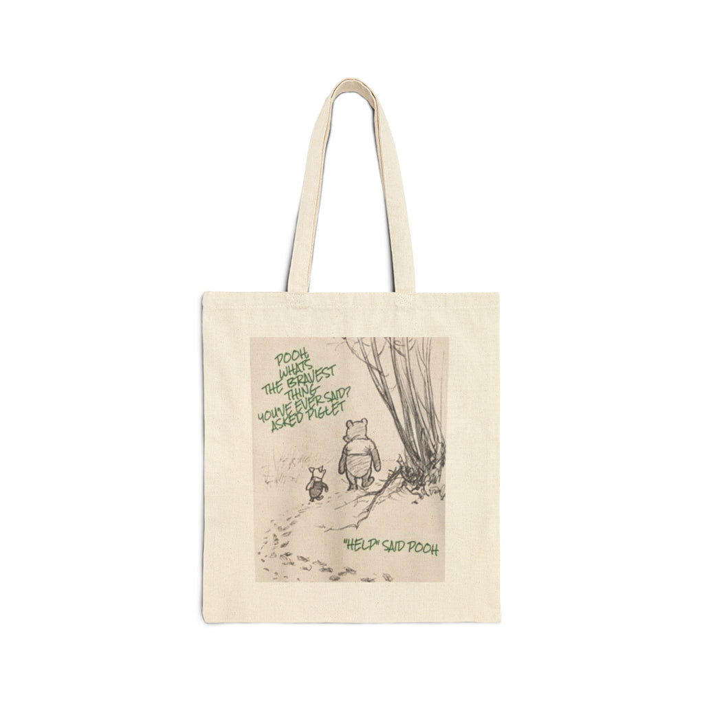 Woodland Friends Canvas Tote — Storybook Illustration Heavy Cotton Bag