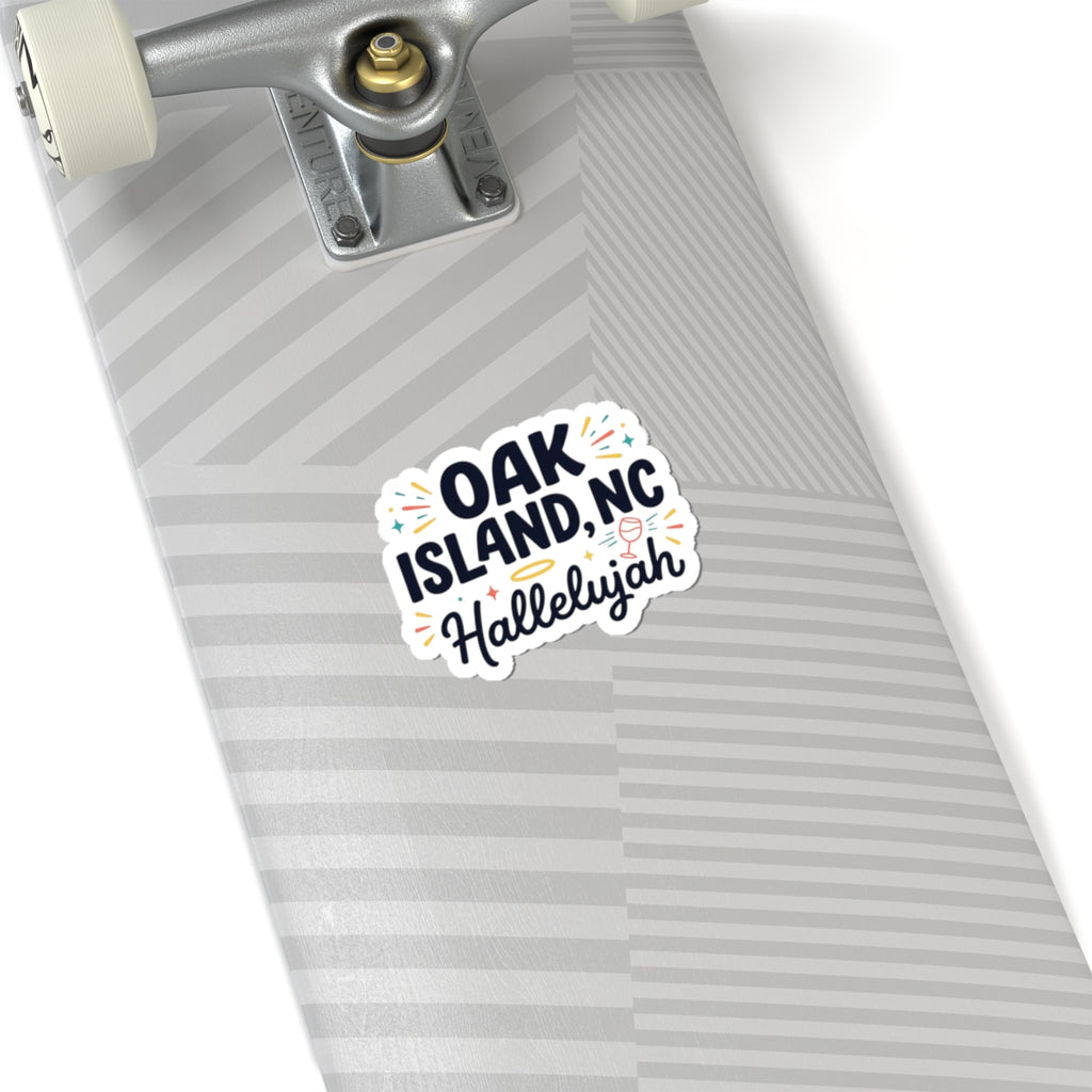 Oak Island NC Hallelujah Sticker | Everything Hallelujah, Playful Gratitude