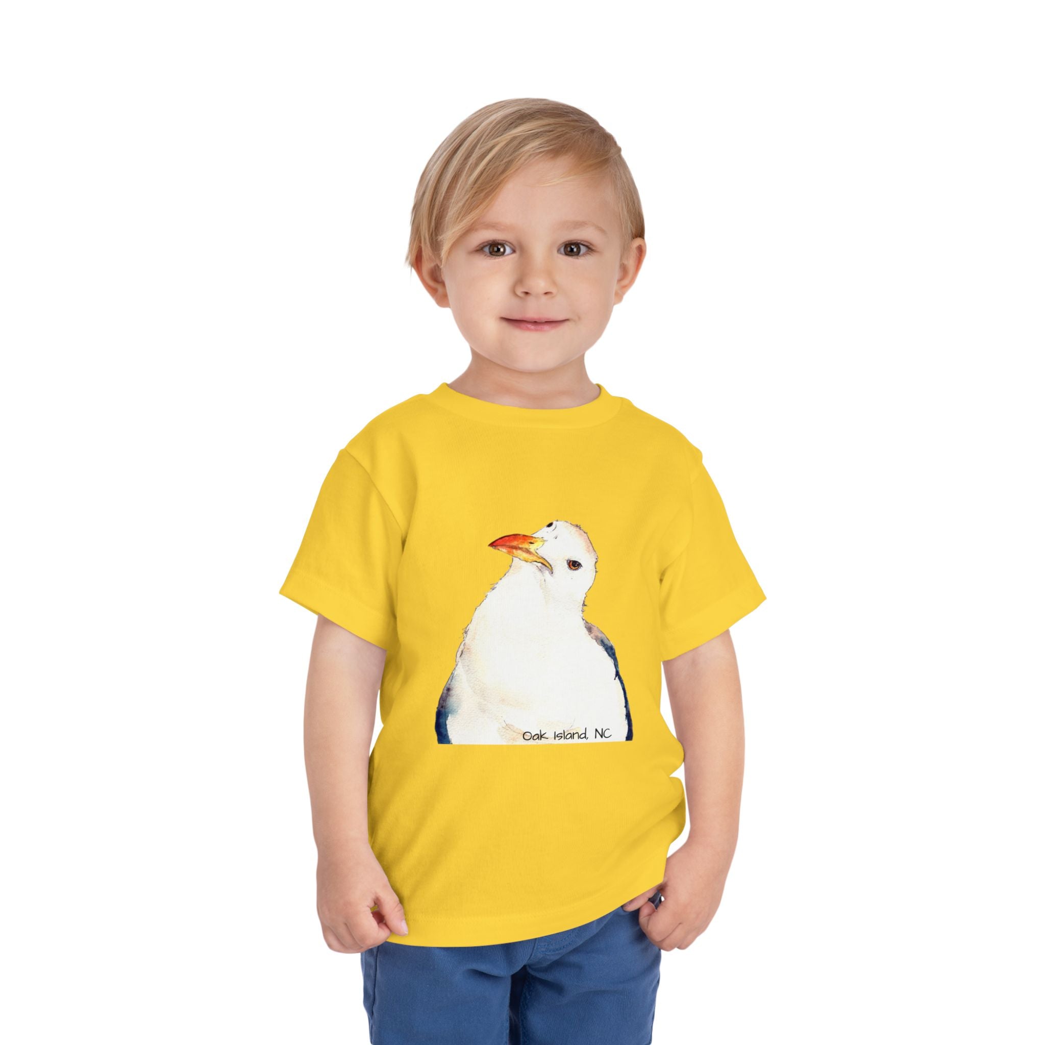 Seagull Toddler Tee — Cute Coastal Bird Graphic Shirt