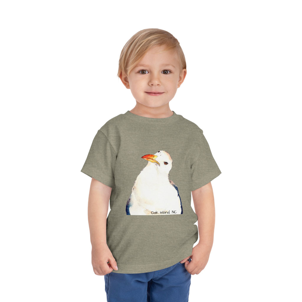 Seagull Toddler Tee — Cute Coastal Bird Graphic Shirt