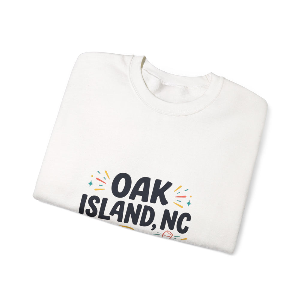 Oak Island NC Hallelujah Crewneck Sweatshirt | everything hallelujah, playful typography