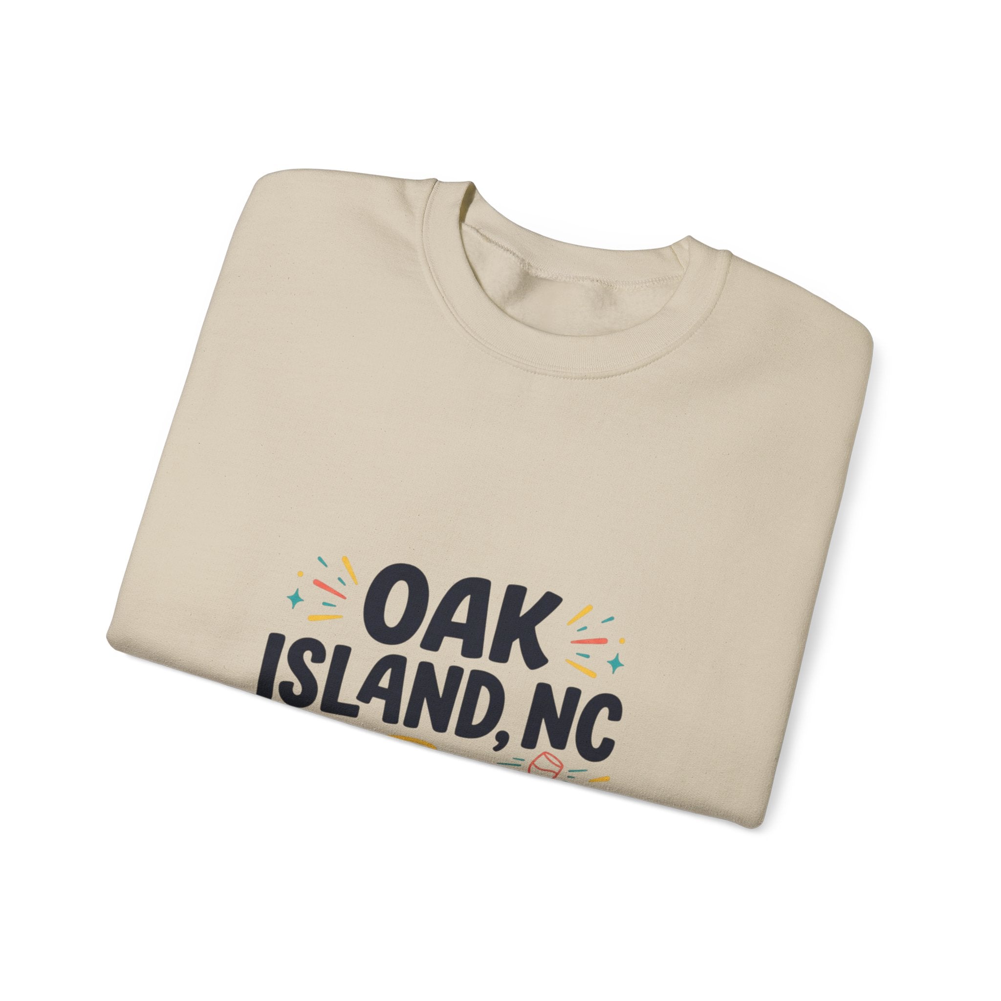 Oak Island NC Hallelujah Crewneck Sweatshirt | everything hallelujah, playful typography