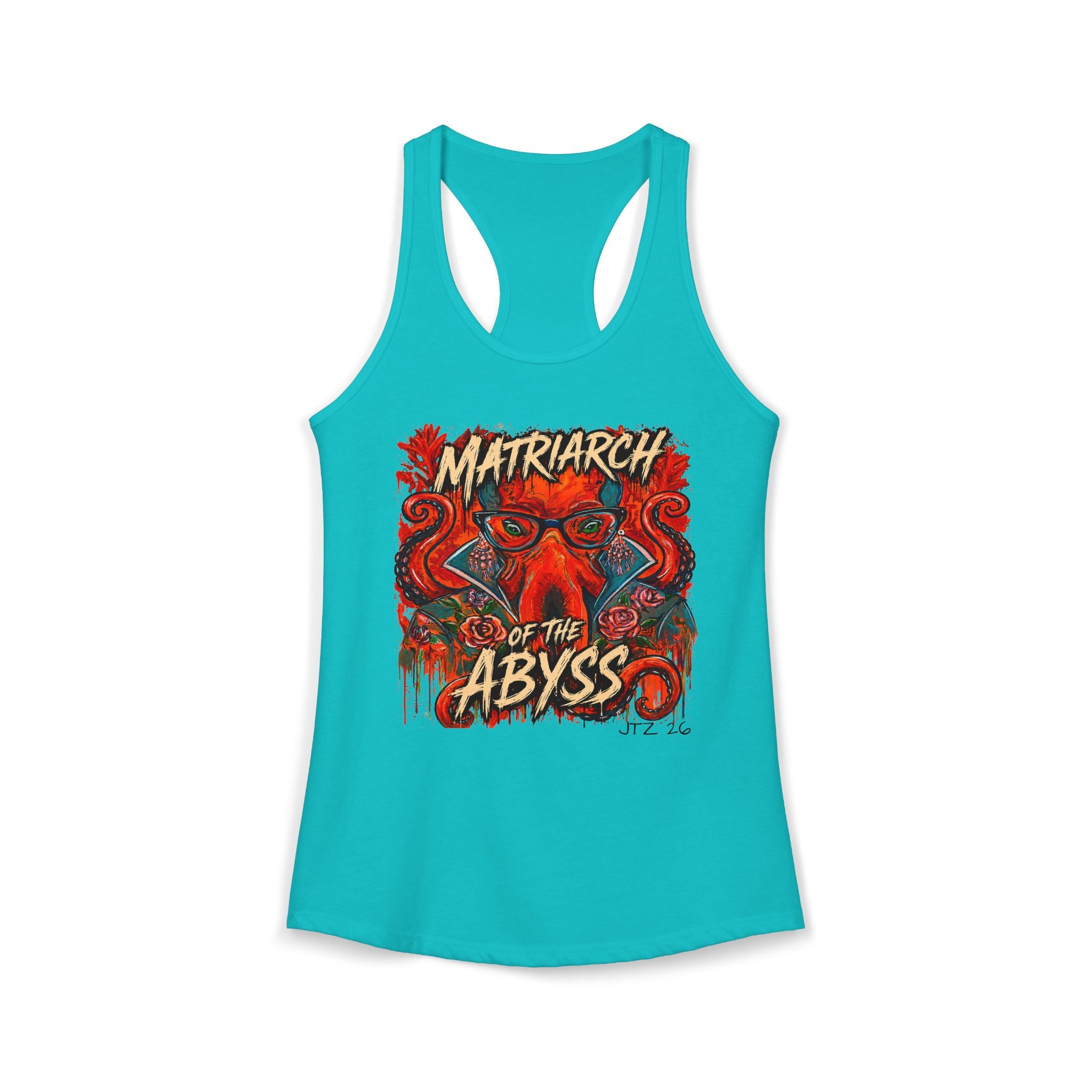 "Matriarch of the Abyss " Women's Kraken Racerback Tank