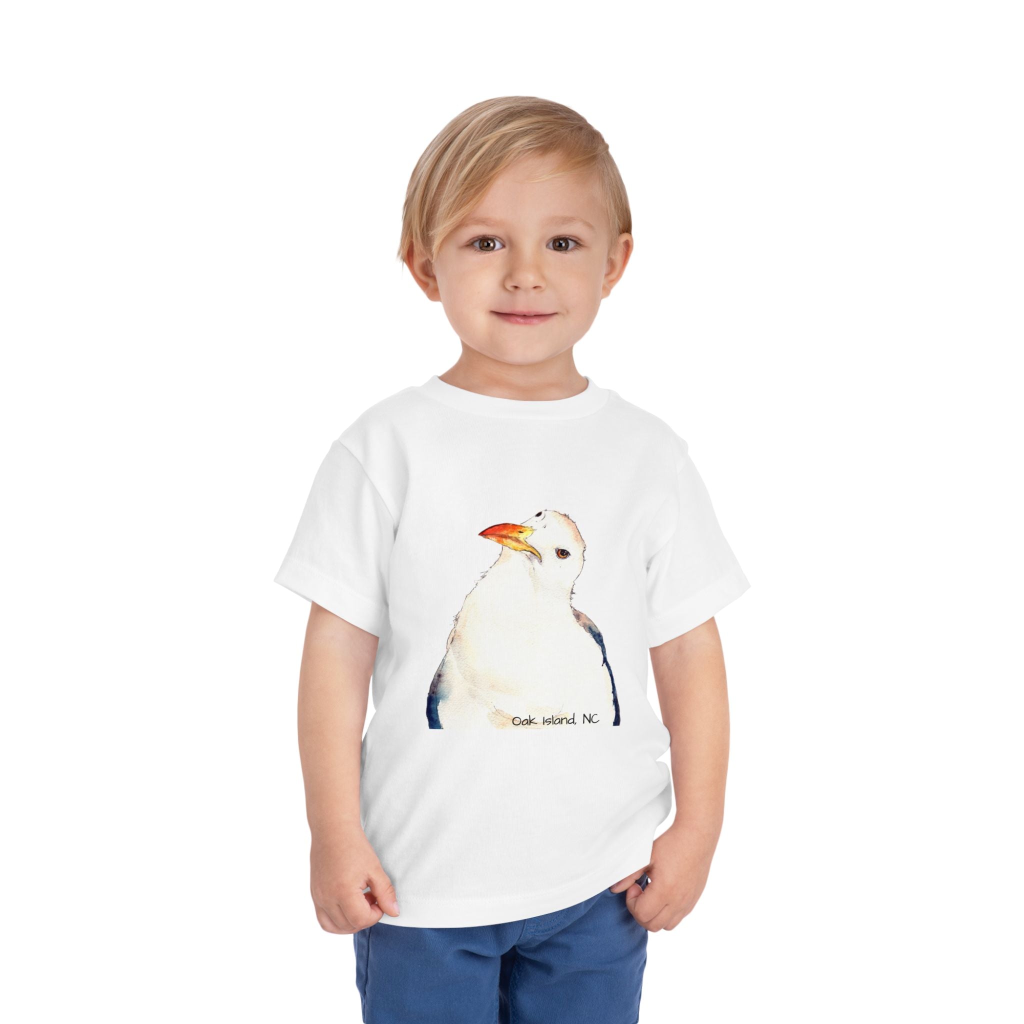 Seagull Toddler Tee — Cute Coastal Bird Graphic Shirt