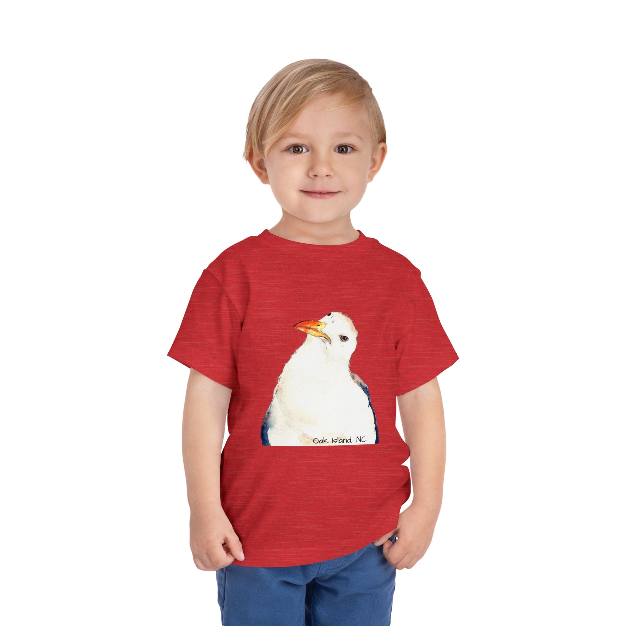 Seagull Toddler Tee — Cute Coastal Bird Graphic Shirt