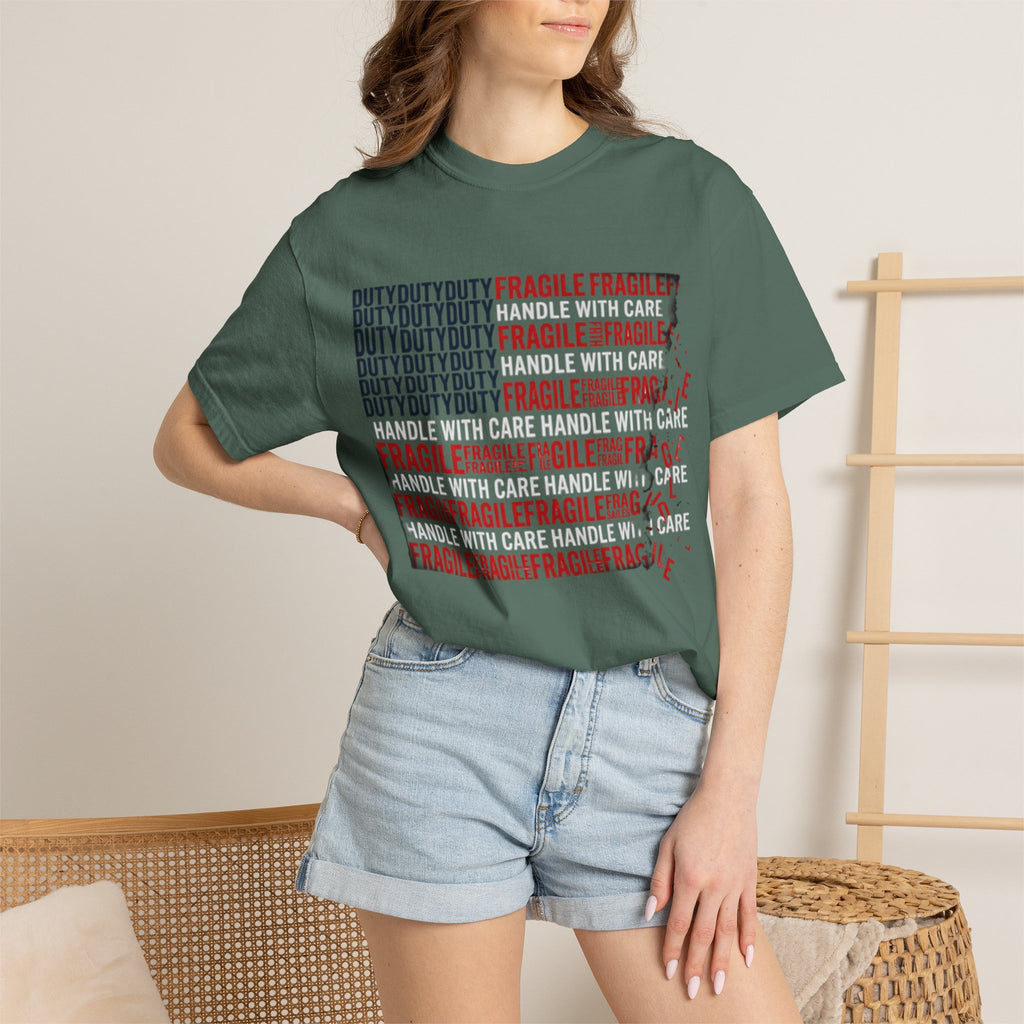 Fragile/Handle With Care Graphic T-Shirt UNISEX