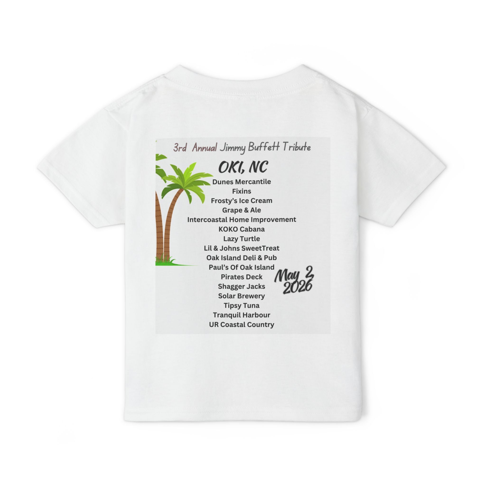 Toddler T-Shirt — "Calling All Parrot Heads" Tropical Parrot Party Tee