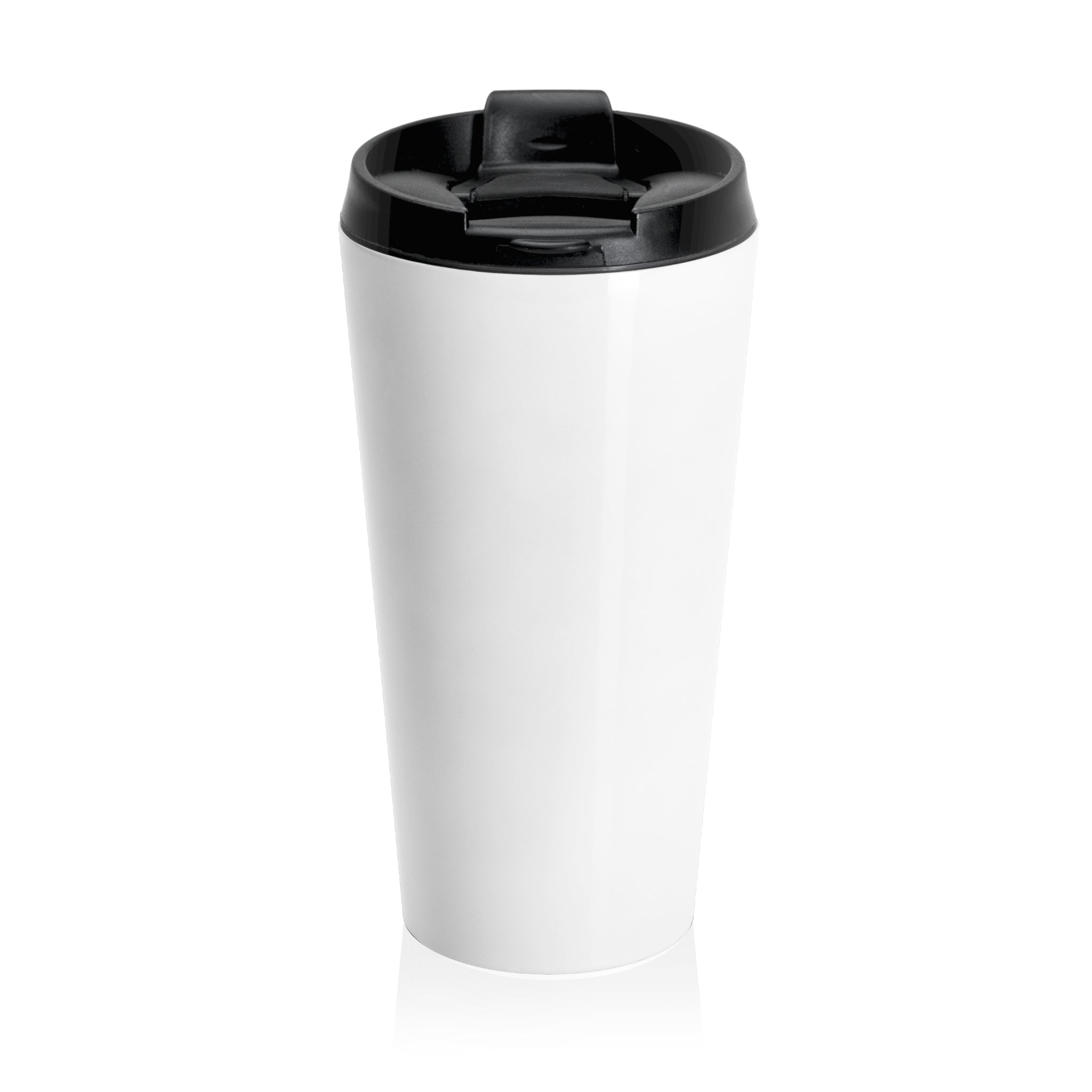 Travel Mug — "Sea Drinks" Mermaid Beach Bar Stainless Steel Tumbler