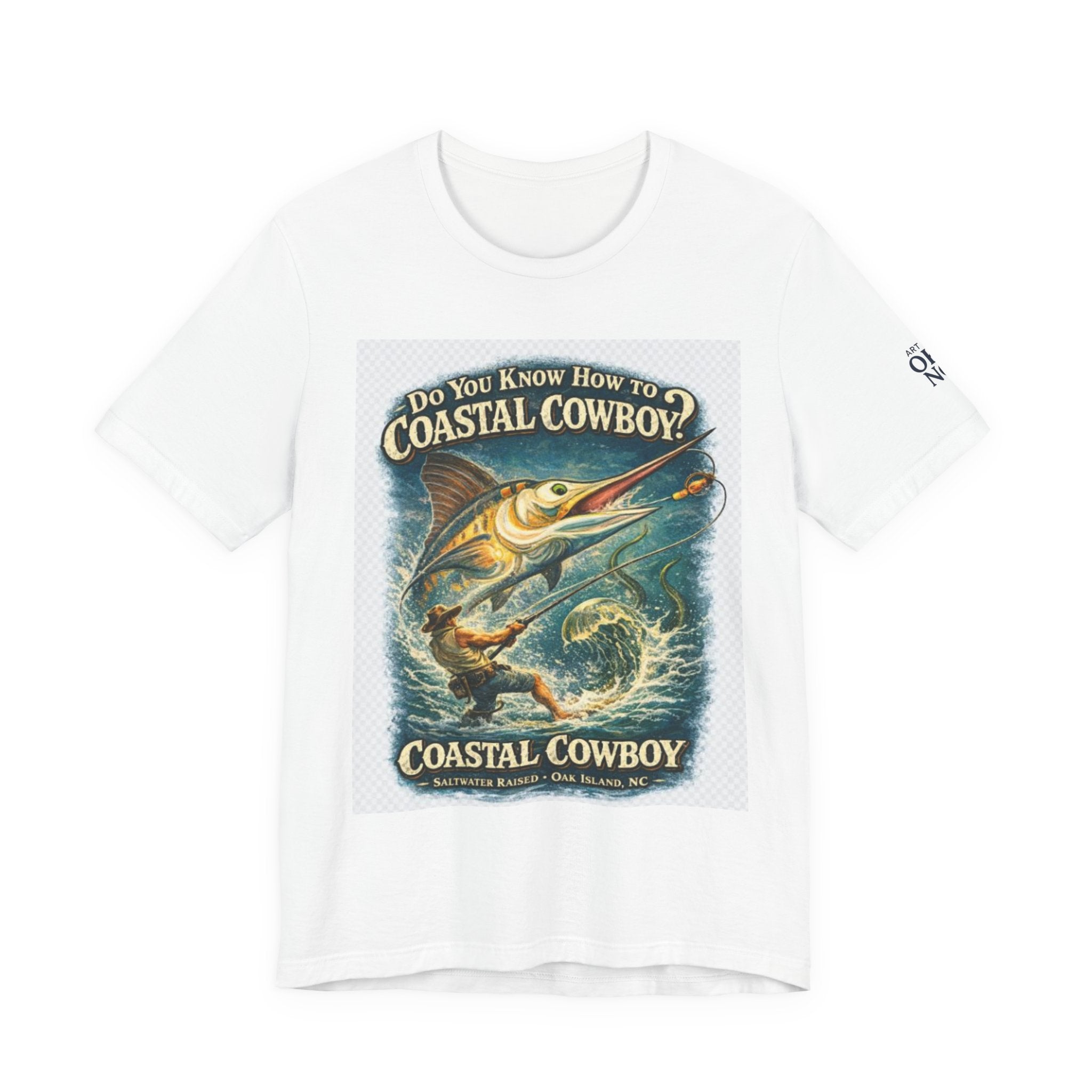 Coastal Cowboy Fishing Tee — "Do You Know How to Coastal Cowboy?" Marlin Graphic T-Shirt