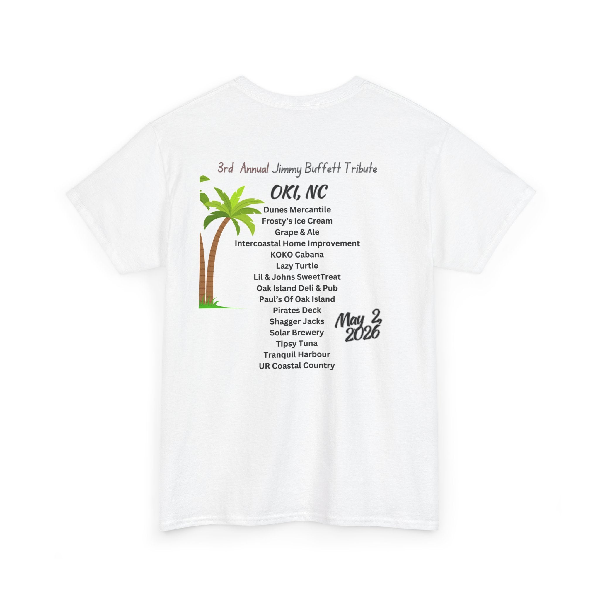 Parrot Heads Tee — Tropical Parrot Event Graphic T-Shirt