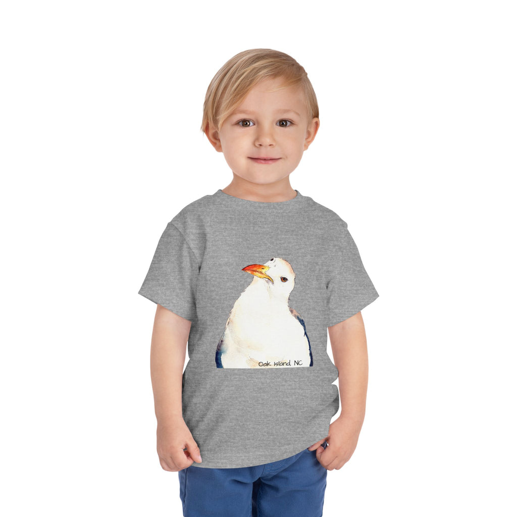 Seagull Toddler Tee — Cute Coastal Bird Graphic Shirt