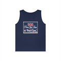 Beach Tank Top "From Tea Time to Beach Time" – British Flag Summer Tank