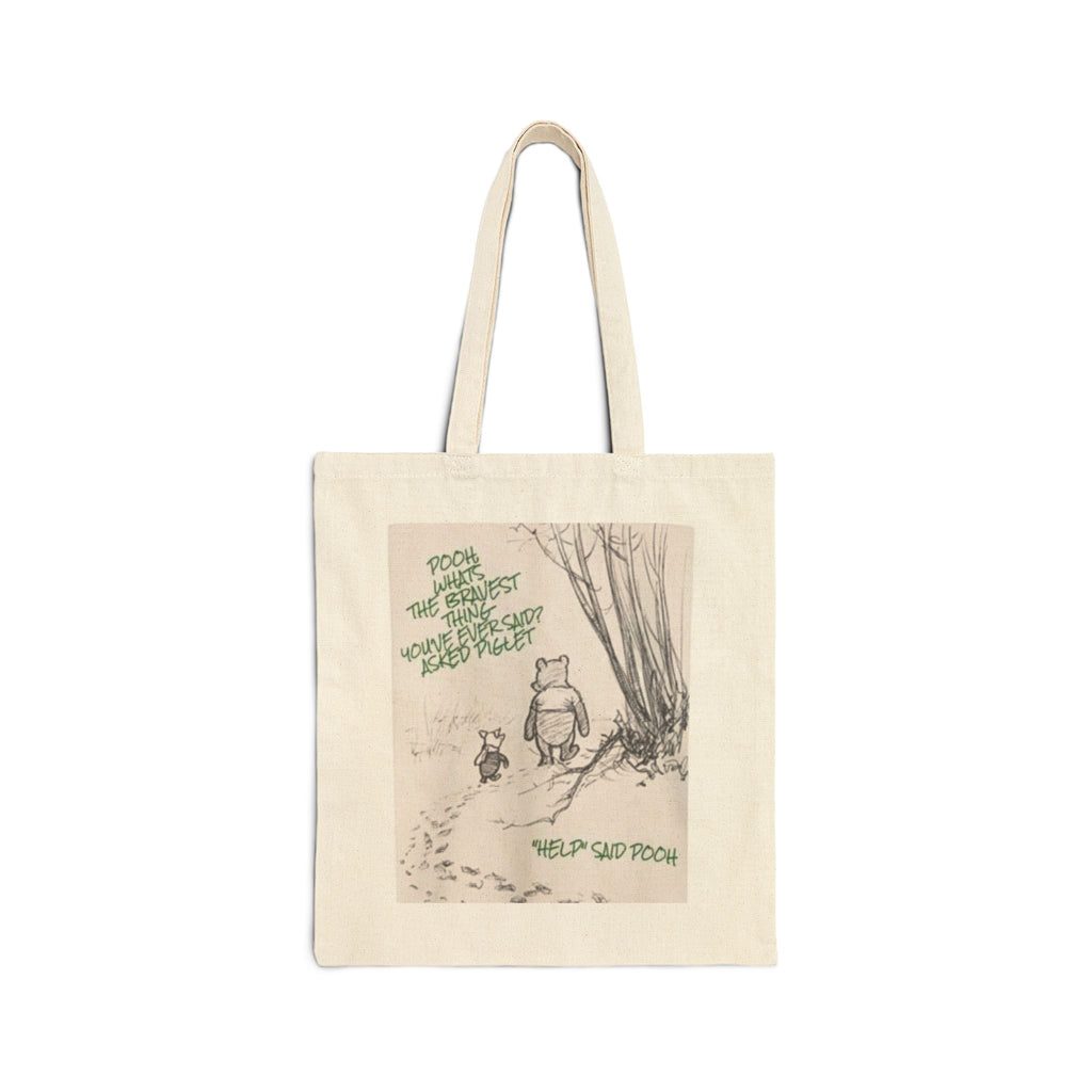 Woodland Friends Canvas Tote — Storybook Illustration Heavy Cotton Bag