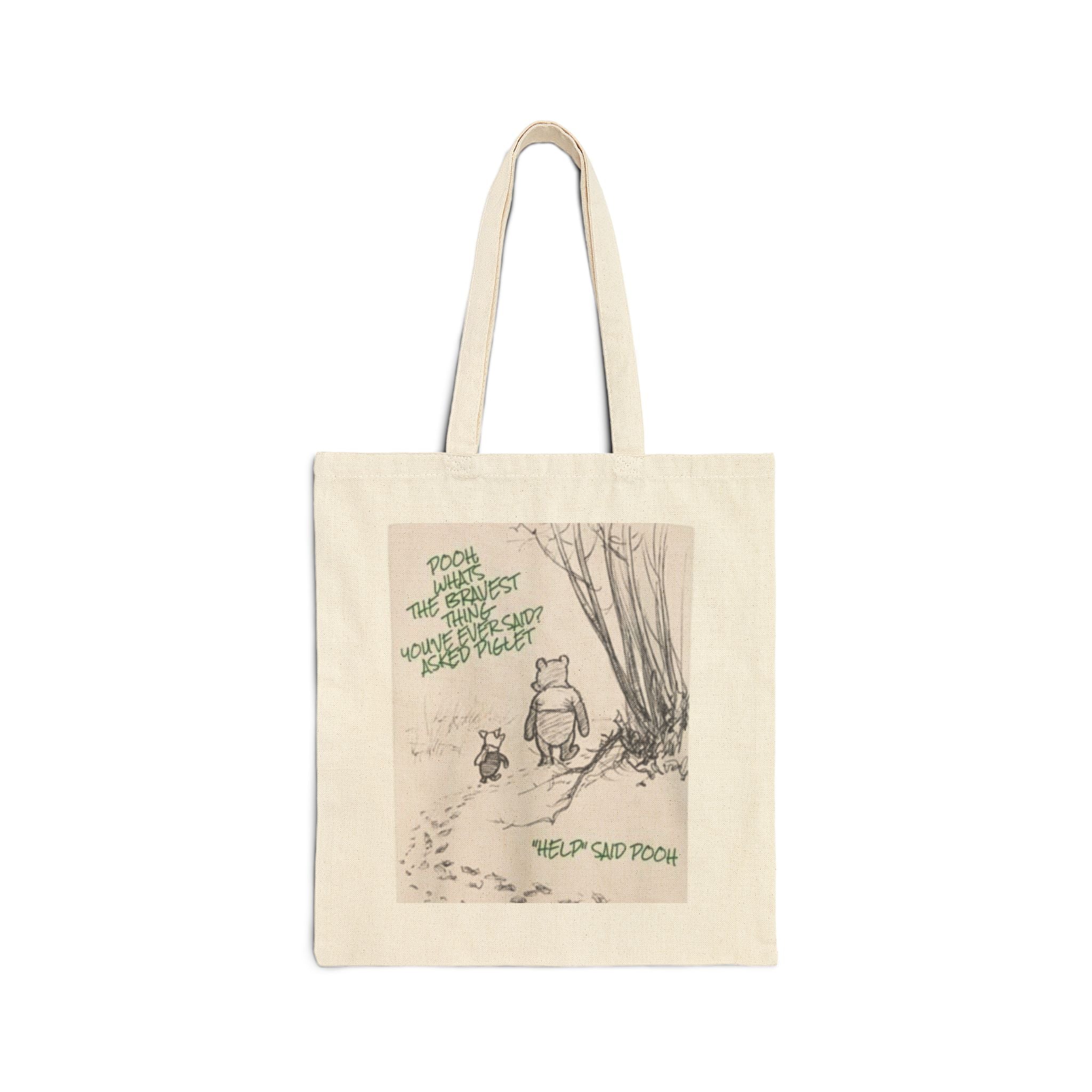 Woodland Friends Canvas Tote — Storybook Illustration Heavy Cotton Bag